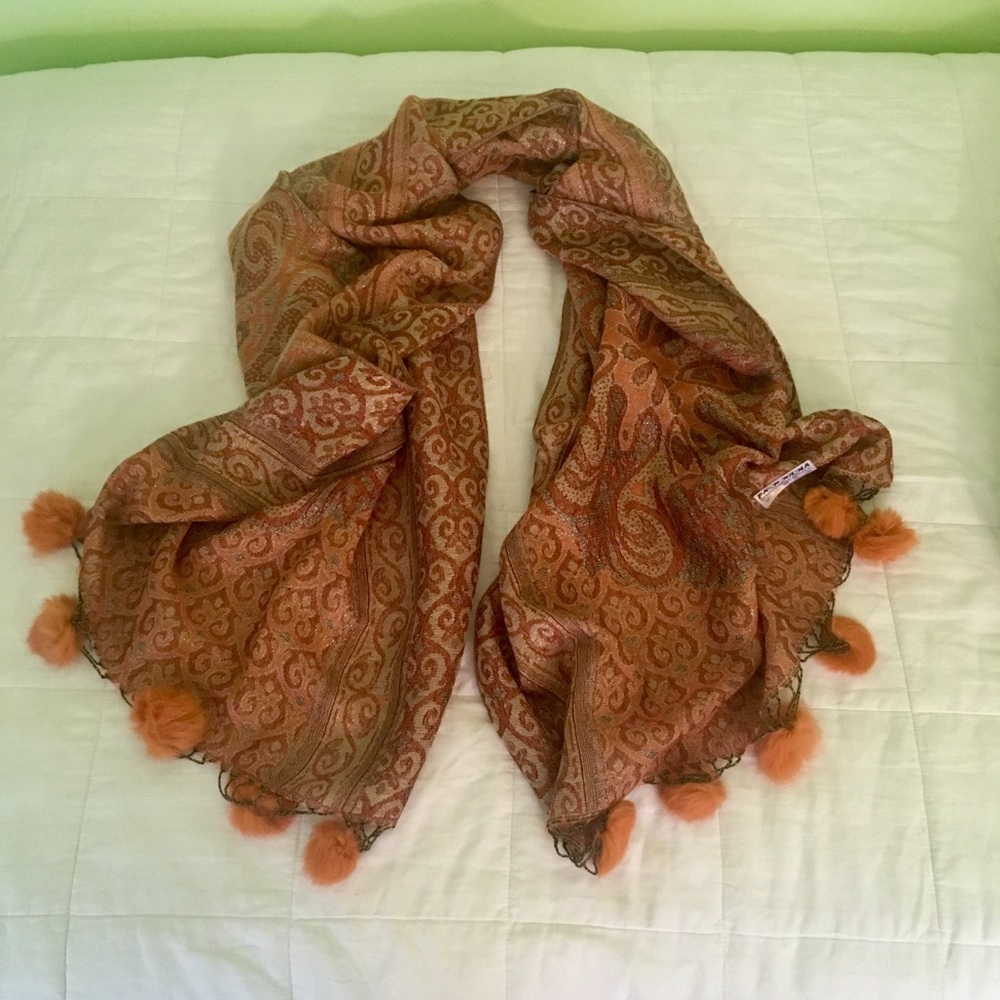 Pashmina scarf - pashmina and silk